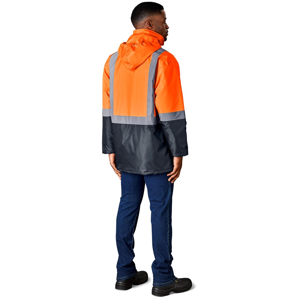 additional Hazard Padded Two-Tone Hi-Viz Reflective Jacket additional Hazard Padded Two-Tone Hi-Viz Reflective Jacket
