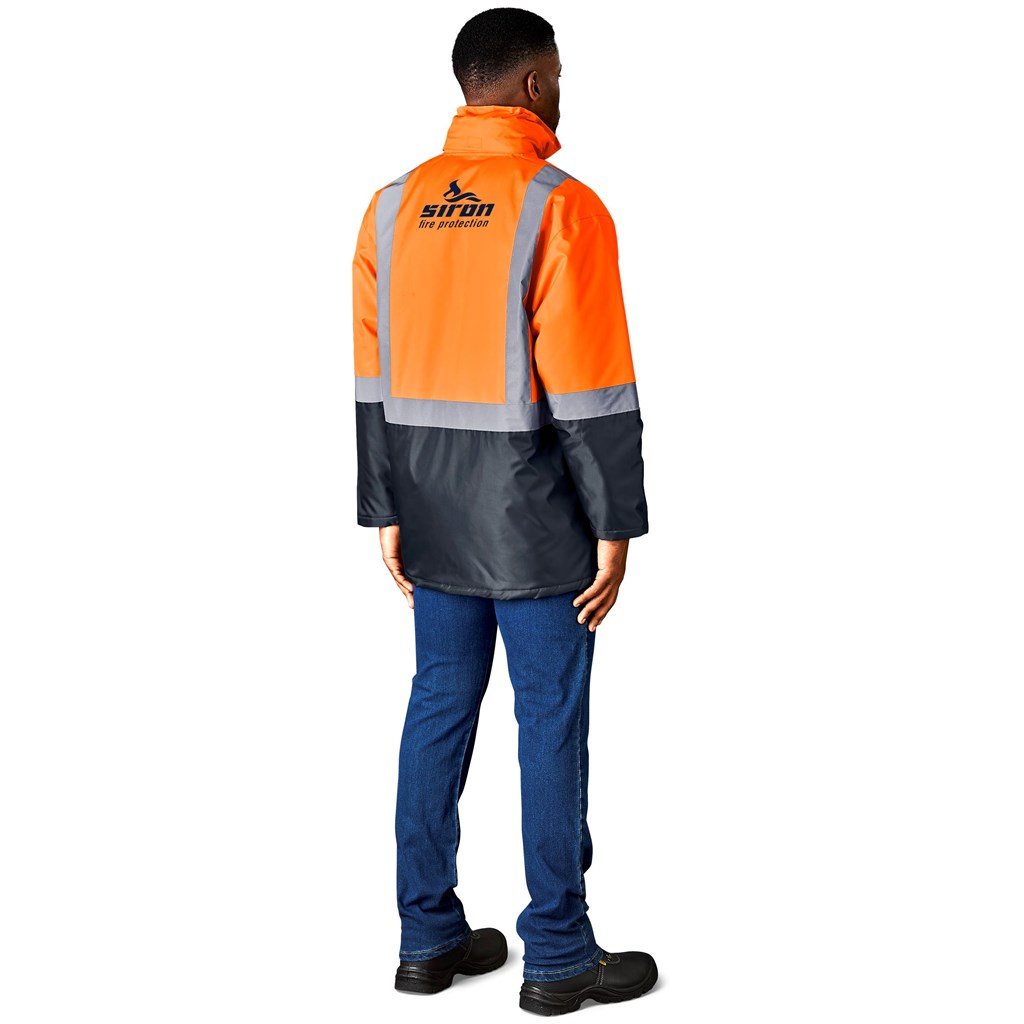 additional Hazard Padded Two-Tone Hi-Viz Reflective Jacket additional Hazard Padded Two-Tone Hi-Viz Reflective Jacket