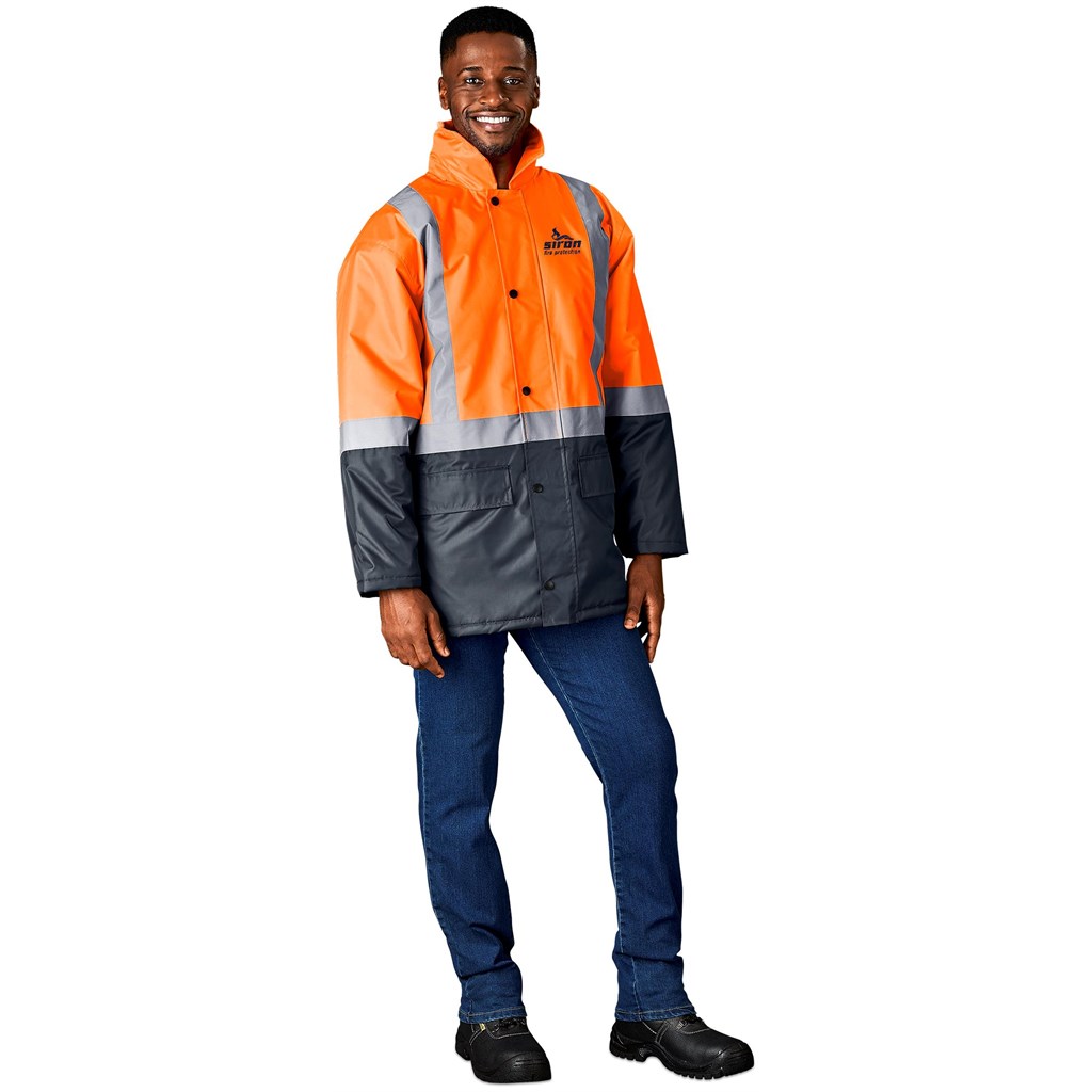 additional Hazard Padded Two-Tone Hi-Viz Reflective Jacket additional Hazard Padded Two-Tone Hi-Viz Reflective Jacket