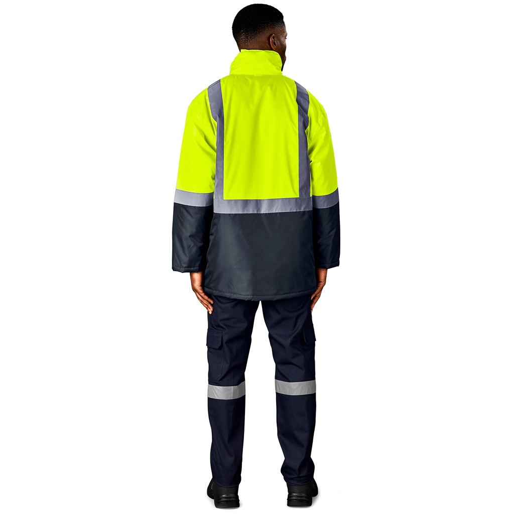 additional Hazard Padded Two-Tone Hi-Viz Reflective Jacket additional Hazard Padded Two-Tone Hi-Viz Reflective Jacket