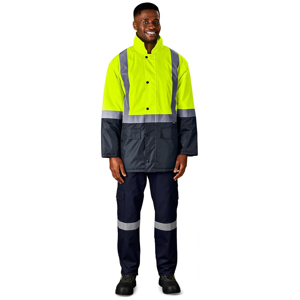 additional Hazard Padded Two-Tone Hi-Viz Reflective Jacket additional Hazard Padded Two-Tone Hi-Viz Reflective Jacket