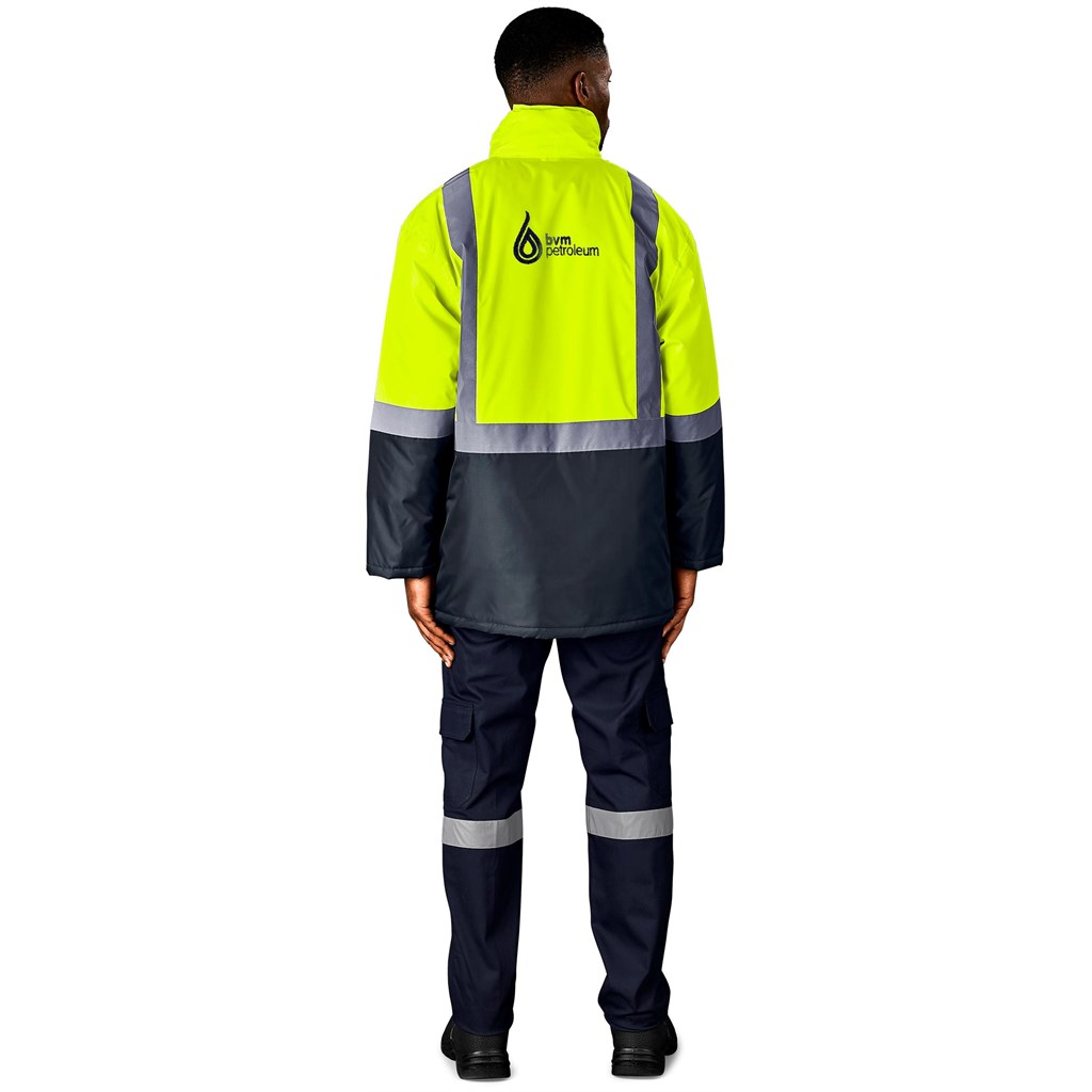 additional Hazard Padded Two-Tone Hi-Viz Reflective Jacket additional Hazard Padded Two-Tone Hi-Viz Reflective Jacket
