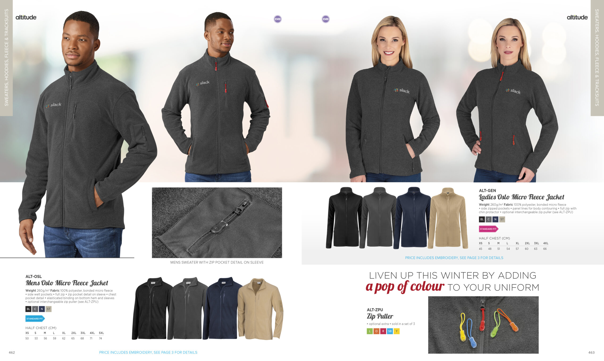 catalogue Ladies Oslo Micro Fleece Jacket catalogue Ladies Oslo Micro Fleece Jacket