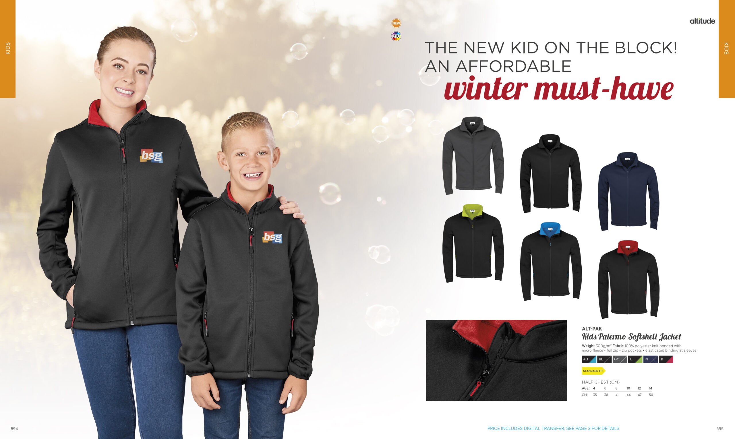 catalogue Kids Palermo Softshell Jacket catalogue Kids Palermo Softshell Jacket