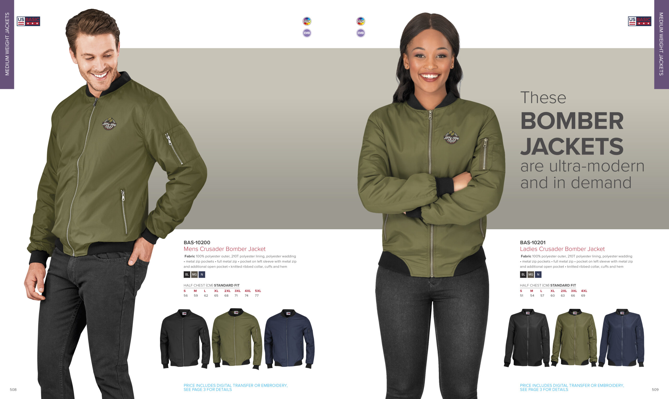 catalogue Mens Crusader Bomber Jacket catalogue Mens Crusader Bomber Jacket