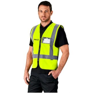 Unbranded Direction En4 Hi-Viz Reflective Full Zip Vest