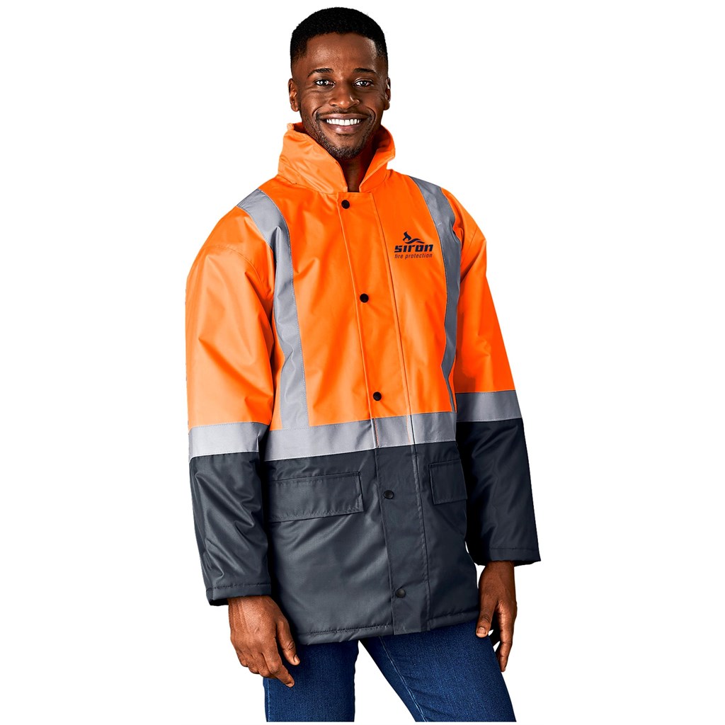 Unbranded Hazard Padded Two-Tone Hi-Viz Reflective Jacket Unbranded Hazard Padded Two-Tone Hi-Viz Reflective Jacket